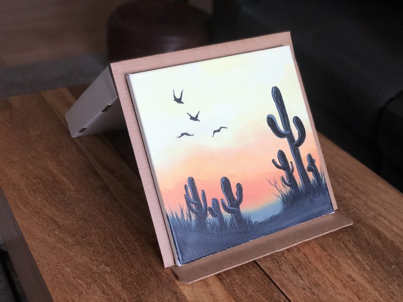 How to Host a Do It Yourself Paint and Sip at Home! Portfolio Picture  Framers